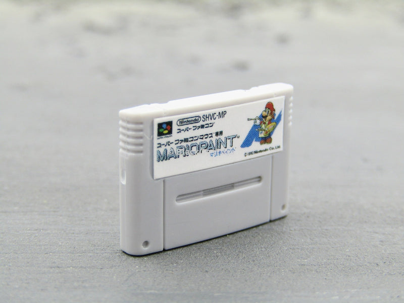 Load image into Gallery viewer, Nintendo History Collection 1/6 Scale Super Famicom Mario Paint Cartridge
