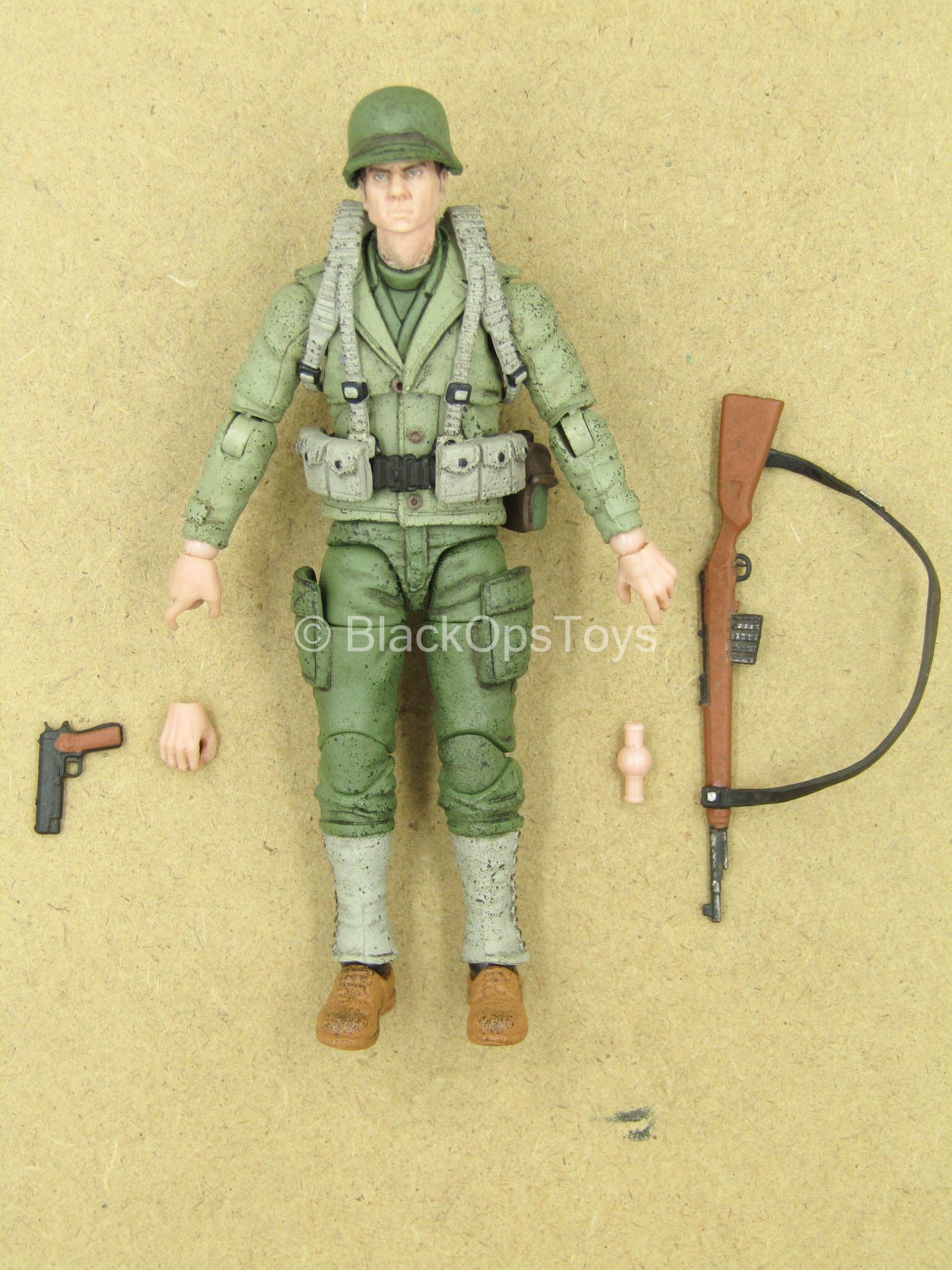 USMC フィギュア 1/18 - WWII US Marine Corps - Male Figure Set Type 2