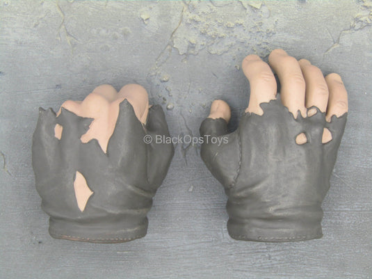 The Tank Juggernaut - Large Black Ripped Gloved Hands (Type 1)