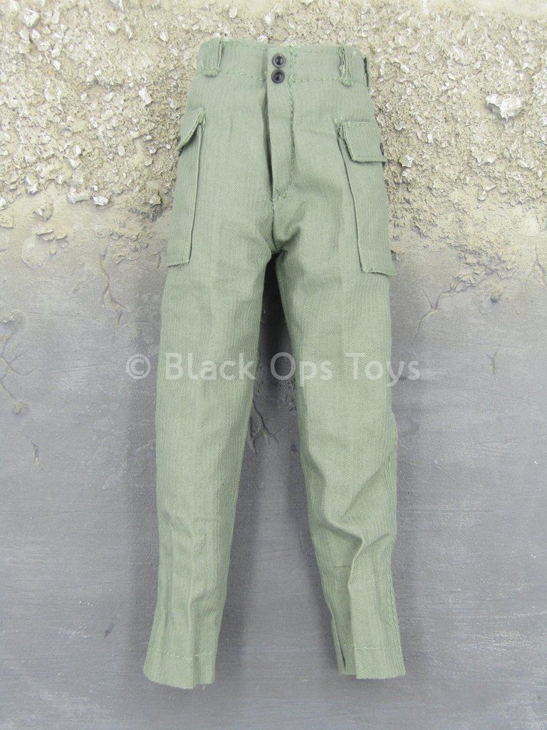 WWII U.S. Army Infantry OD Green Uniform Pants BlackOpsToys
