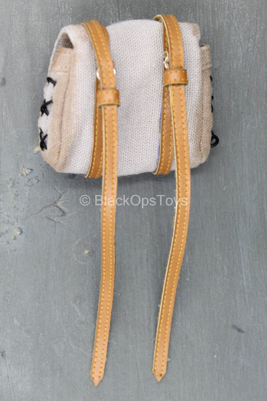 Weathered Grey & Brown Backpack