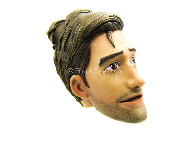 Load image into Gallery viewer, Middle Aged Spiderman - Head Sculpt w/Magnetic Hair &amp; Mask

