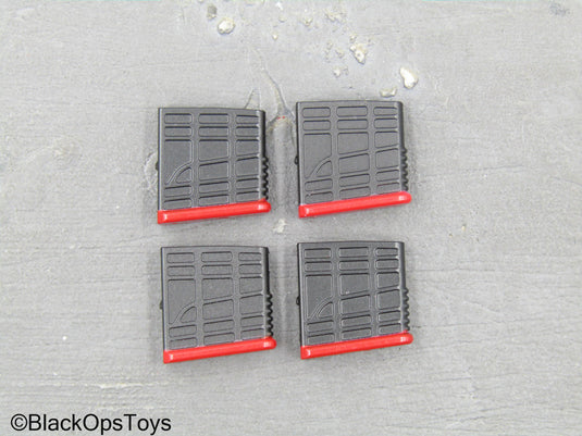 ZERT - Sniper Team - Black & Red Barrett MRAD Magazines (x4)