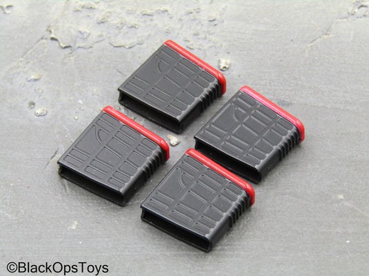ZERT - Sniper Team - Black & Red Barrett MRAD Magazines (x4)