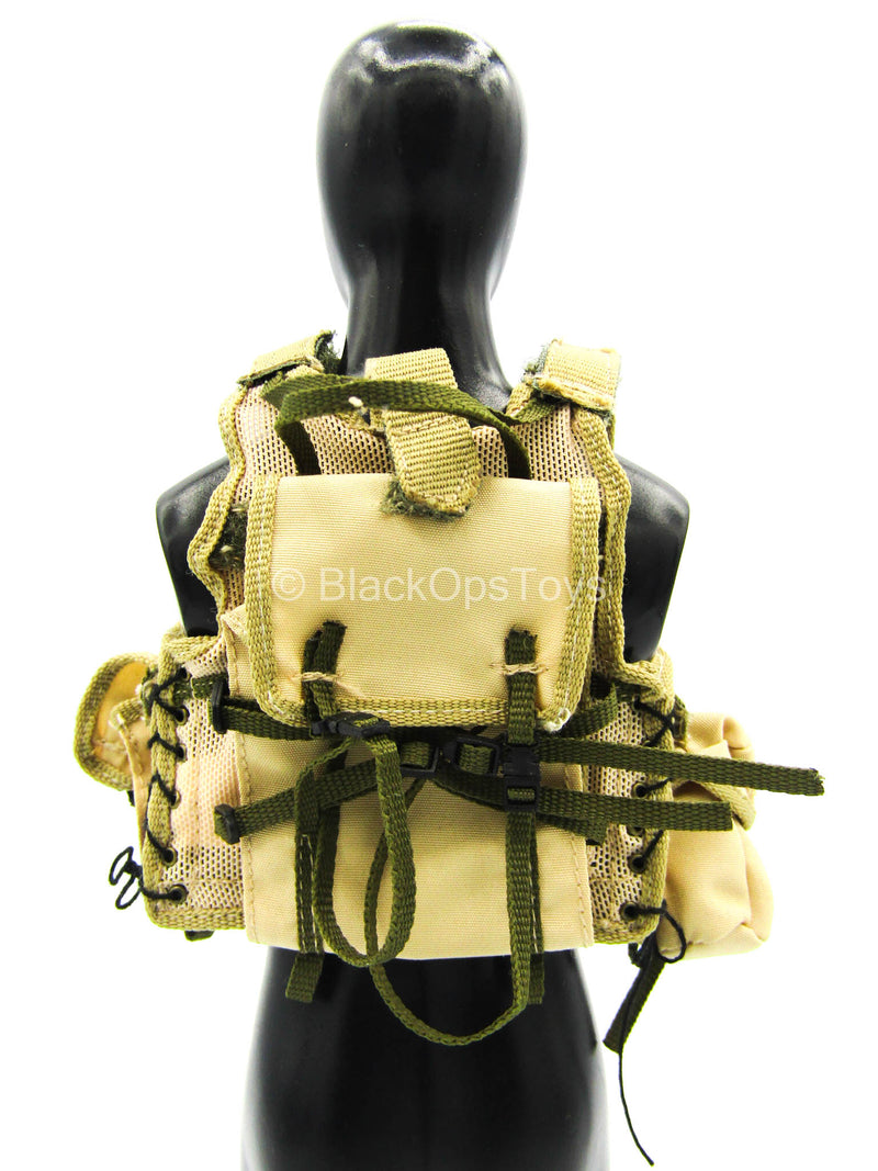Load image into Gallery viewer, German - Tan Chest Rig w/AR Pouches
