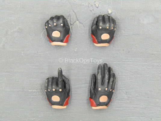 Lady Ninja Sai - Black & Red Gloved Hand Set (Type 1)