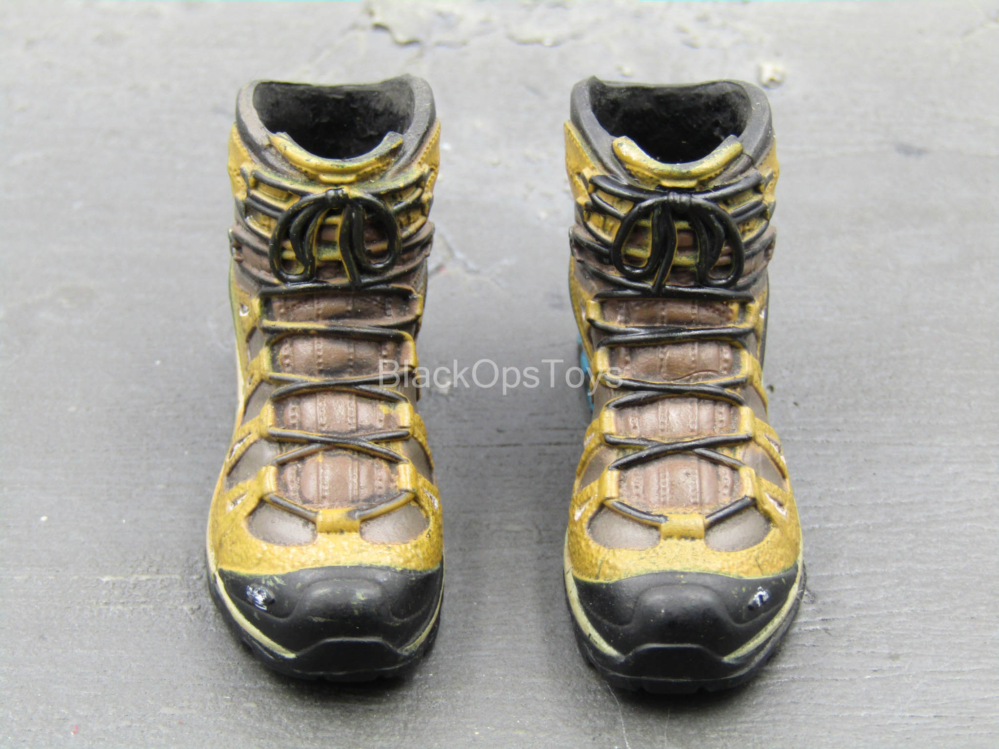 SMU Part XIII Recce Element B - Tan Hiking Boots (Peg Type) BlackOpsToys