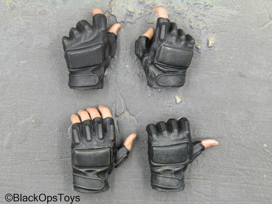 Spetsnaz MVD OSN Vityaz - Black Fingerless Gloved Hand Set
