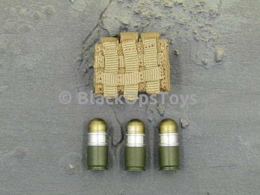 Soldier Story US Army 10th SFG Special Forces Coyote Tan Pouch & Grenade Ammo