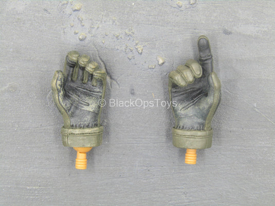 Navy Seal VBSS - OD Green Right Trigger Gloved Hand Set