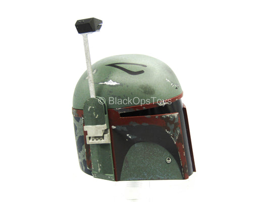 Star Wars - Boba Fett 40th Aniv. - Helmeted Head Sculpt w/Jaig Eyes
