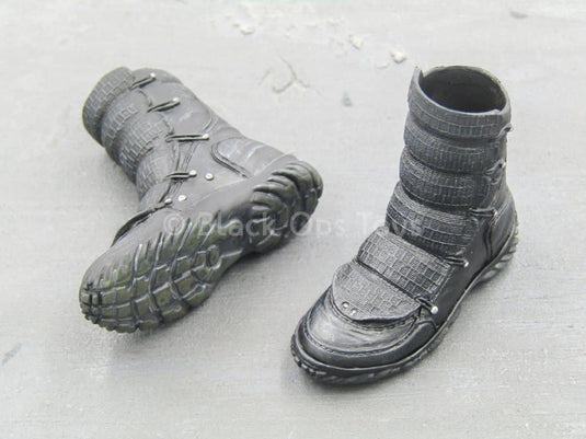 GI JOE - Snake Eyes - Black Oakley Combat Boots (Peg Type)