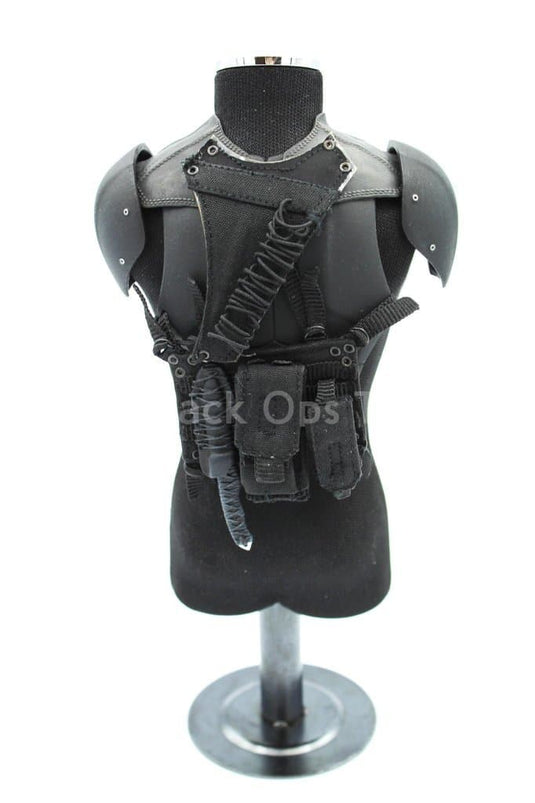 GI JOE - Snake Eyes - Black Chest Armor w/Combat Knife