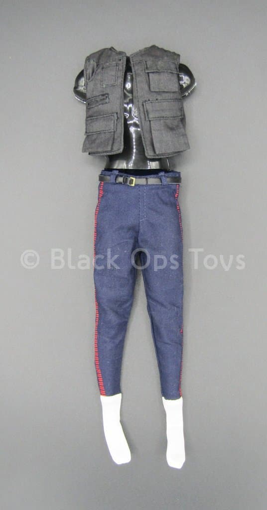 Load image into Gallery viewer, Star Wars - Han Solo - Black Pants w/Socks &amp; Grey Vest
