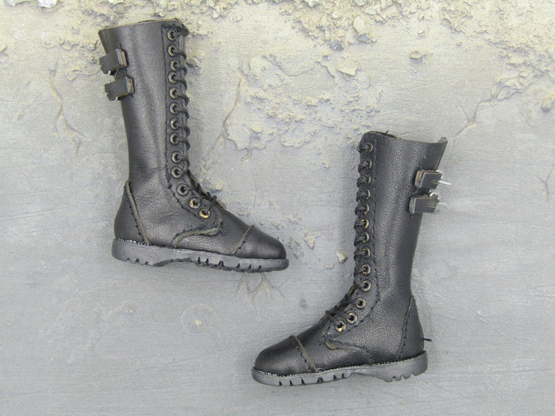 Load image into Gallery viewer, Crossfire - Double Agent Zero - High Top Black Boots (Peg Type)
