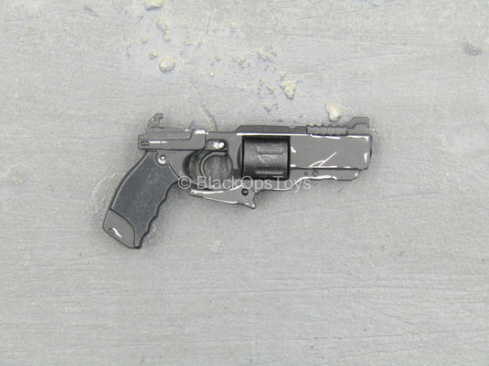 The Punisher - Weathered Black Revolver Pistol