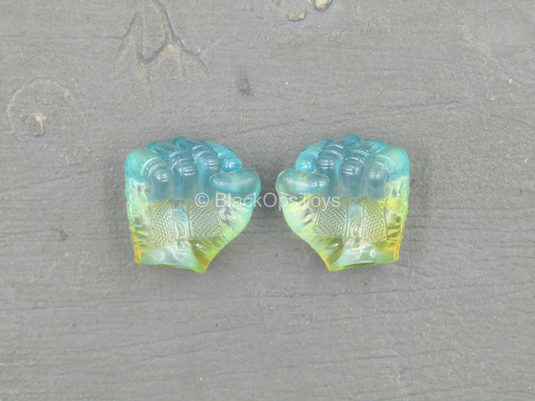 Captain Marvel - Translucent Blue & Yellow Female Hands