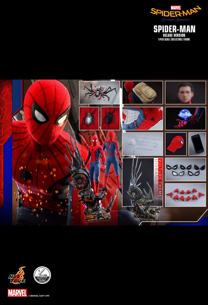 Load image into Gallery viewer, 1/4 - Spiderman Homecoming Deluxe Ver. - MINT IN BOX
