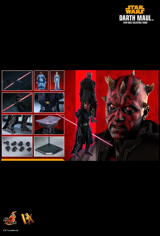 Star Wars - DX Darth Maul - Black Sith Robe Set