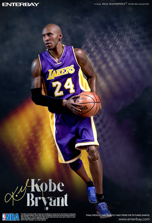 Kobe Bryant - White & Black Basketball Sneakers (Peg Type)