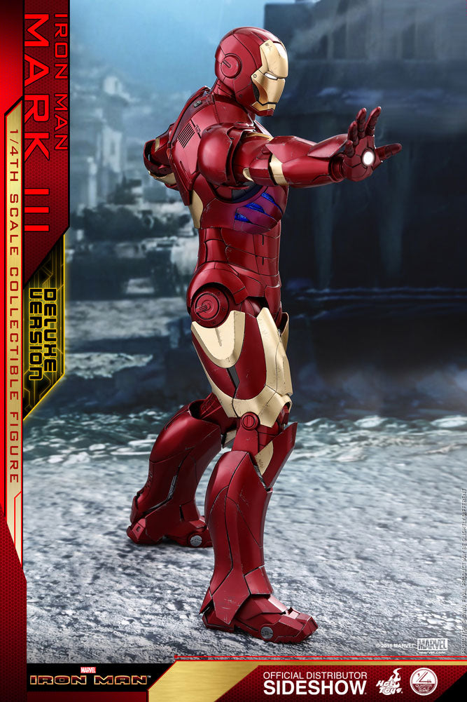 Load image into Gallery viewer, 1/4 Scale - Iron Man Mark III Deluxe Version - MINT IN BOX
