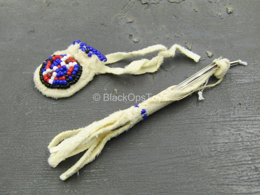 Lewis & Clark - Sacagawea - Beaded Medicine Bag w/Whip