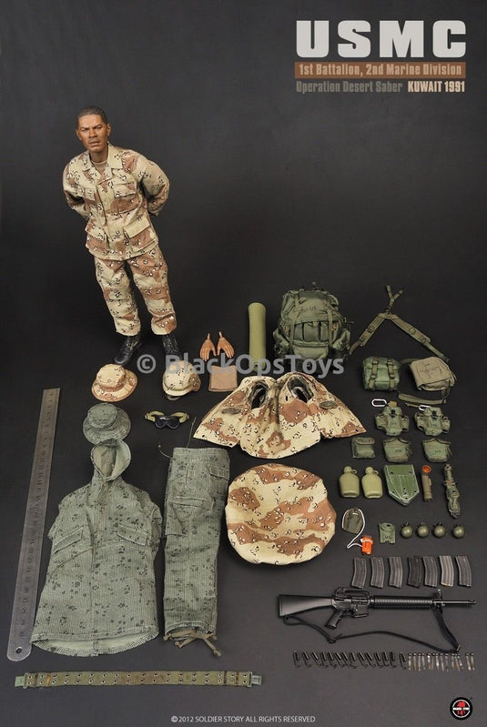 USMC 1st Battalion 2nd Marine Division Operation Desert Saber 1991 Mint in Box