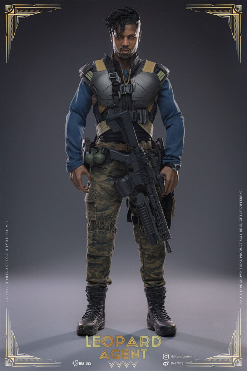 Load image into Gallery viewer, Black Panther - Killmonger - Black Drop Leg Panel w/Fast Mag Holsters
