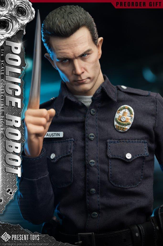 Load image into Gallery viewer, Police Robot T1000 w/Preorder Gift - MINT IN BOX
