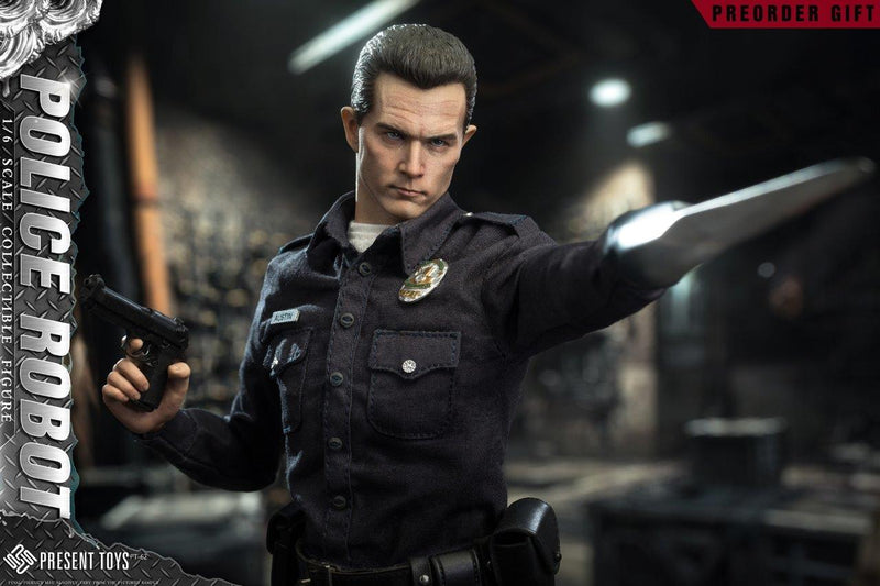 Load image into Gallery viewer, Police Robot T1000 w/Preorder Gift - MINT IN BOX
