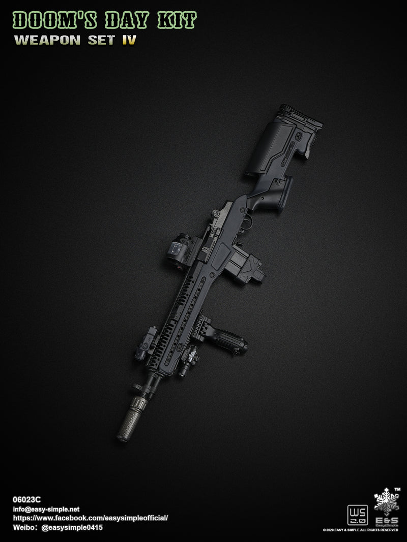 Load image into Gallery viewer, Doom's Day Kit - Black M14 EBR w/Attachment Set
