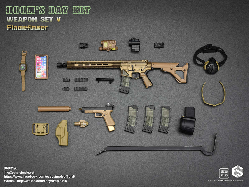Load image into Gallery viewer, Doom&#39;s Day Kit Weapon Set V Complete - MINT IN BOX
