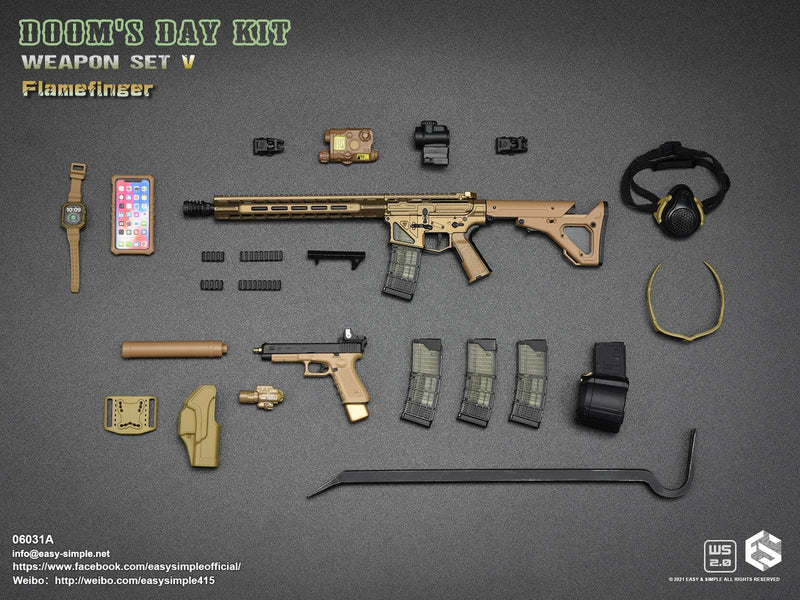 Load image into Gallery viewer, Doom&#39;s Day Kit Weapon Set V Version A - MINT IN BOX
