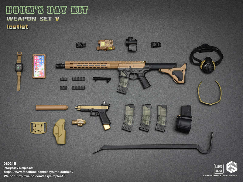 Load image into Gallery viewer, Doom&#39;s Day Kit Weapon Set V Version B - MINT IN BOX
