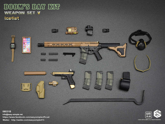 Doom's Day Kit Weapon Set V Complete - MINT IN BOX