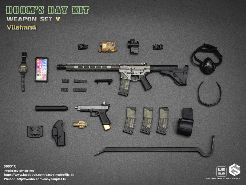 Load image into Gallery viewer, Doom&#39;s Day Kit Weapon Set V Version C - MINT IN BOX
