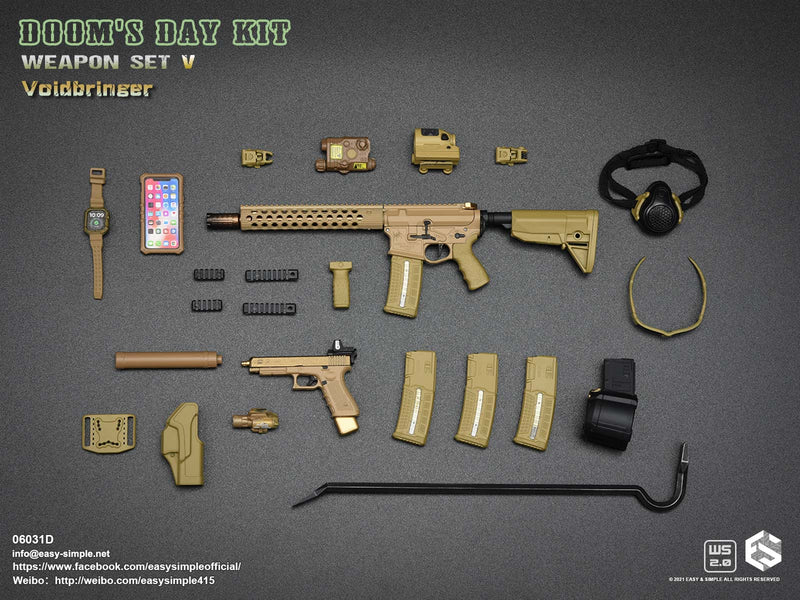 Load image into Gallery viewer, Doom&#39;s Day Kit Weapon Set V Version D - MINT IN BOX
