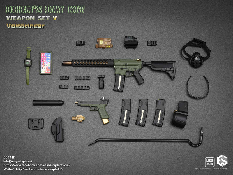 Load image into Gallery viewer, Doom&#39;s Day Kit Weapon Set V Version F - MINT IN BOX
