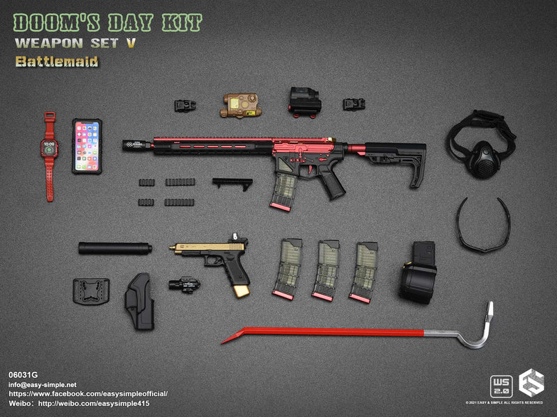 Load image into Gallery viewer, Doom&#39;s Day Kit Weapon Set V Complete - MINT IN BOX
