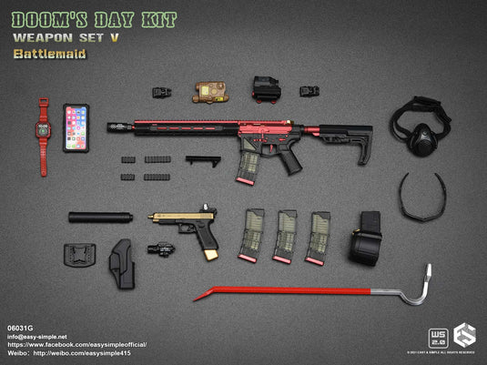 Doom's Day Kit Weapon Set V Complete - MINT IN BOX