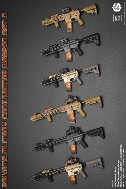 PMC Weapon Set (ABCDEF) COMBO - MINT IN BOX