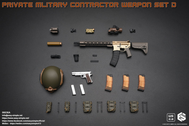 Load image into Gallery viewer, Private Military Contractor Weapon Set A - MINT IN BOX
