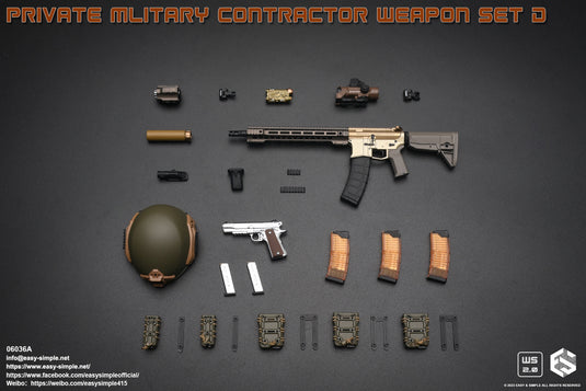 Private Military Contractor Weapon Set A - MINT IN BOX