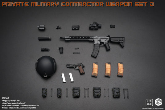 Private Military Contractor Weapon Set B - MINT IN BOX