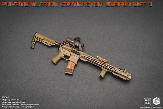 Private Military Contractor Weapon Set C - MINT IN BOX