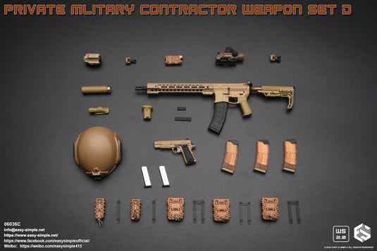 PMC Weapon Set (ABCDEF) COMBO - MINT IN BOX