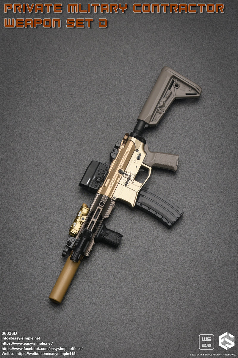 Load image into Gallery viewer, Private Military Contractor Weapon Set D - MINT IN BOX
