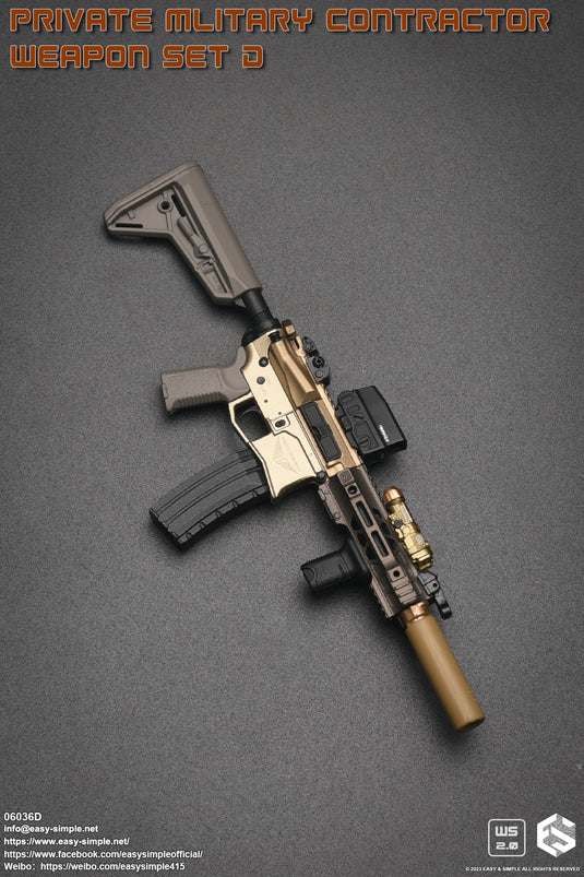 PMC - Bronze & Olive SBR Rifle w/Attachment Set