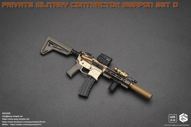 Load image into Gallery viewer, Private Military Contractor Weapon Set D - MINT IN BOX
