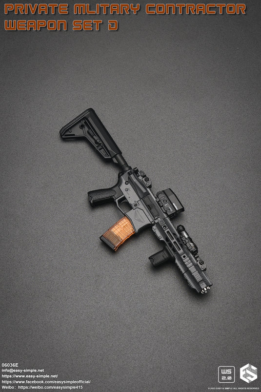 Private Military Contractor Weapon Set E - MINT IN BOX